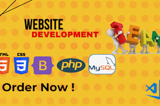 build, rebuild website development  as full stack developer