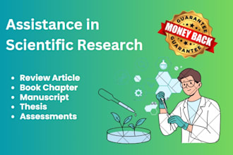 offer assistance in scientific research writing