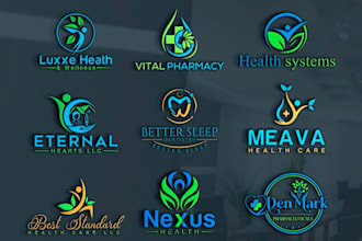 do design health, medical, dental, hospital, lab care logo