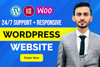 design, redesign, revamp, clone responsive wordpress website, elementor expert
