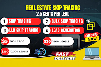 do real estate skip tracing llc skip tracing in bulk