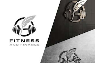 make amazing accounting fitness and finance logo design