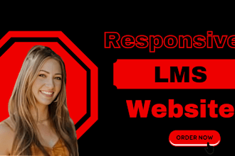 build an interactive lms website for online courses and e learning