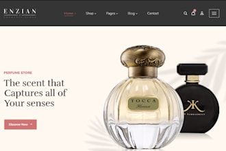 design perfume website fragrance store cologne perfume store fashion shopify