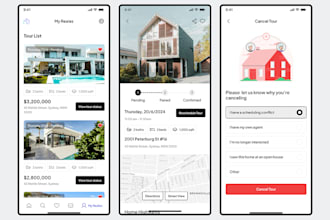 develop advanced real estate VR and ai apps for buy, sell, rent with admin panel