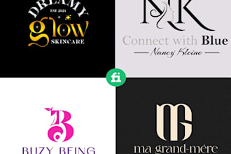 design natural beauty cosmetic floral skincare spa logo with brand identity