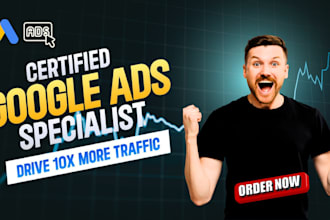 setup and manage google ads adwords, PPC campaigns, marketing specialist, expert