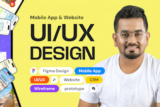 design intuitive mobile app UI UX in figma, app design, prototyping