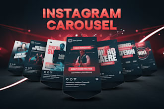 design instagram or linkedin carousels on canva