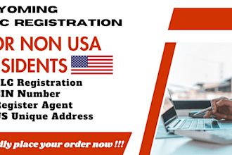 us llc registration company formation wyoming llc registration ein number