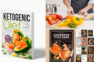 cookbook recipe book writer, cookbook design, cookbook formatting, kindle cover