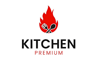 design food, restaurant, BBQ, coffeeshop and kitchen logo