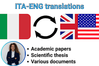 translate your scientific documents from or to italian