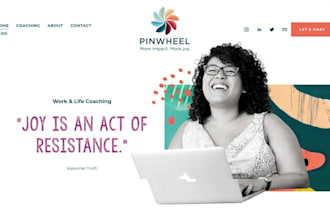 build squarespace life coaching website career website consulting online coach