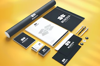 create a luxury logo, brand identity design and brand style guide