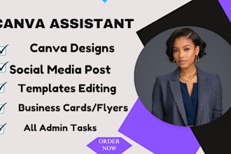 be your canva virtual assistant personal creative assistant buiderall expert