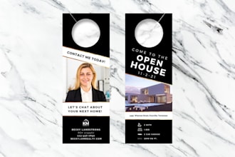 design professional door hanger design, rack card in 24 hrs