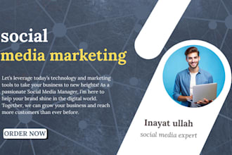 serve as your manager of social media marketing