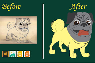 do vector tracing, convert or redraw your logo professionally within 2 hours