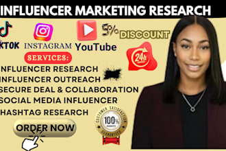 research best instagram, tiktok, youtube instagram list for influencer marketing