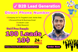 do target b2b lead generation, direct phone number