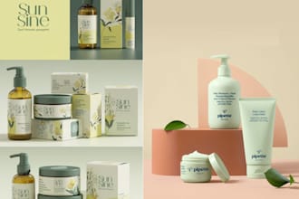 design your cosmetic labels, packaging, and box