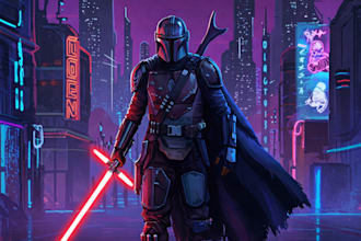 illustrate you as a star wars character