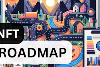design beautiful nft roadmap for you
