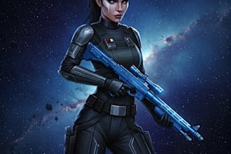 draw star wars and sci fi illustration