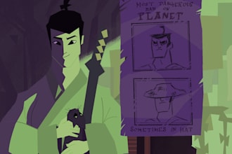 make comic and stylized art of your characters