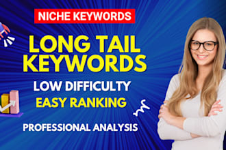 provide long tail seo niche keywords for easy ranking
