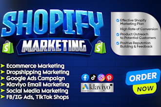 boost shopify sales, shopify dropshipping marketing, shopify store promotion ads