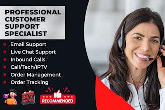 provide customer support, live chat, email and phone services