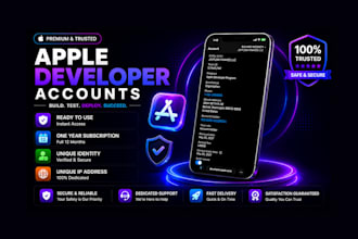 create apple developer account