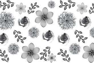 design unique monogram pattern logo apparel textile yours