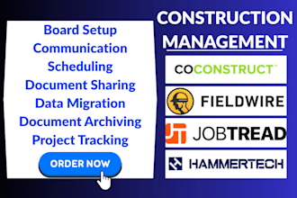 jobsite management hammertech jobtread fieldwire migration coconstruct sitedrive