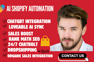 build ai automation for your business shopify print on demand,loveable ai