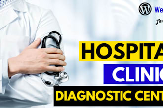 design website for hospital, clinic and diagnostic center