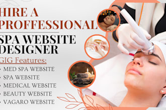 design spa beauty hairsalon nailcare medspa website vagaro website with booking