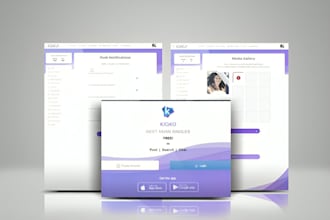 develop dating websites and find a suitable web app as flutter developer