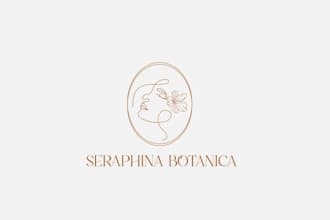 design a professional feminine logo tailored to your needs