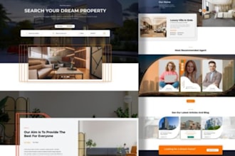 build real estate wix spa cleaning service booking landing page website design