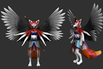 create custom vrchat avatar 3d model