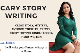 write an amazing horror scary story for you in 24 hours