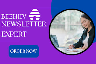 setup beehiiv account beehiiv newsletter template design beehive landing page