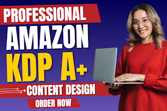 design amazon kdp a plus content for your KDP book, amazon ebc design