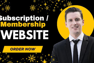 build wordpress subscription and membership website