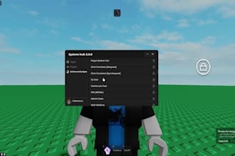 do roblox script vfx, gui, animation, scripter, building, map on roblox studio