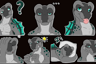 furry telegram stickers, crypto stickers discord sticker fursona sticker