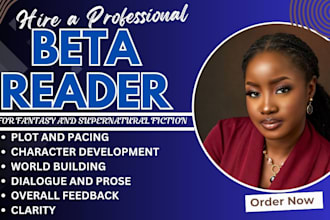 beta read your romantasy, fantasy romance, or sci fi novel